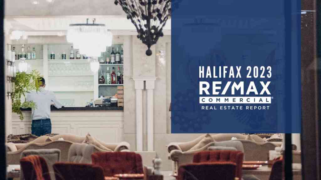 Halifax commercial real estate report with logo