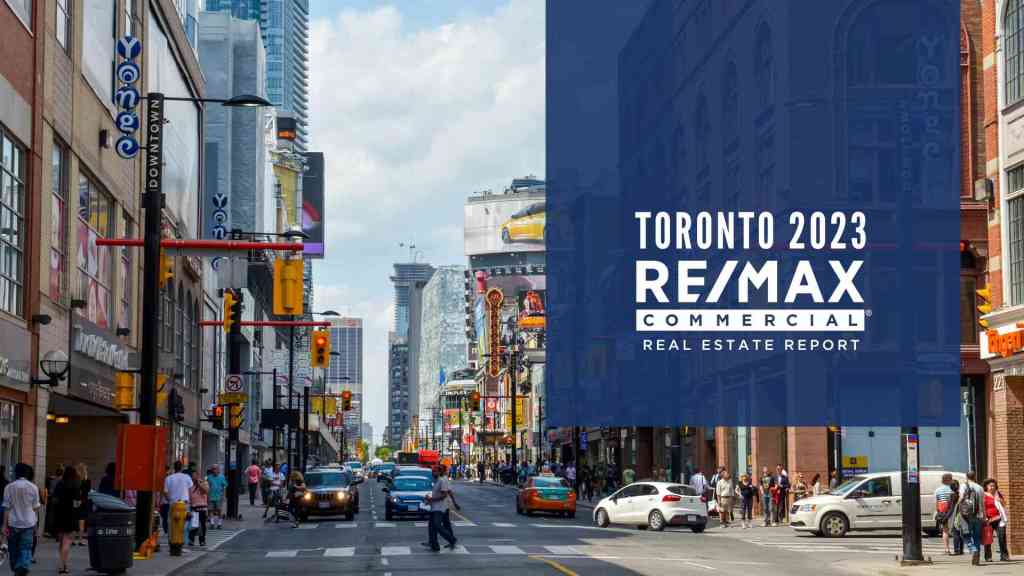 Toronto commercial real estate report with logo